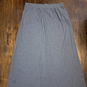 H&M Gray Maxi Skirt Size Medium